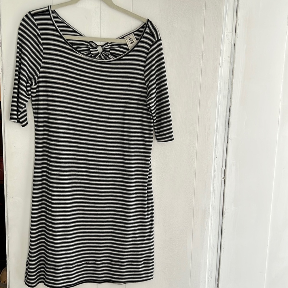 Free People T Shirt Dress Striped
